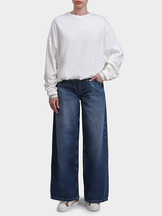 Свитшот Liu-Jo TF6281 JS182 10701 белый женский — купить в интернет-магазине Verdistore