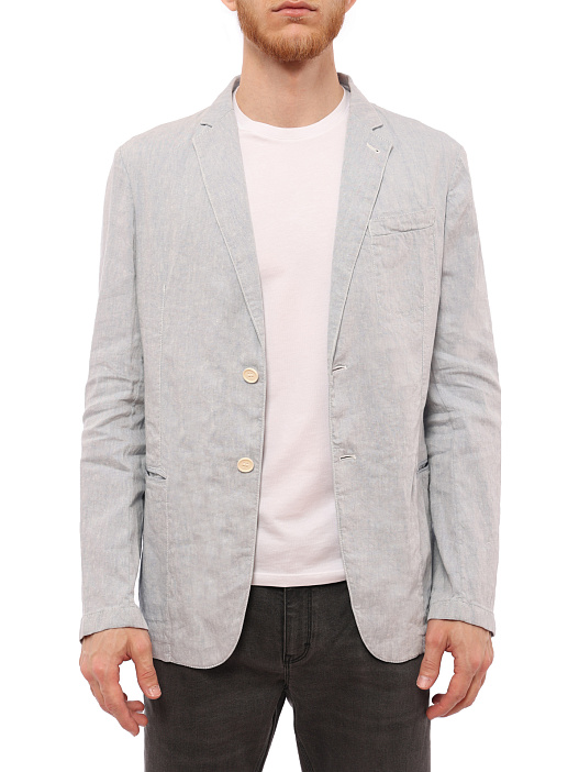 картинка Пиджак Armani Collezioni LCG42S/LCS21 льняной мужской магазин Verdistore являющийся официальным дистрибьютором в России 