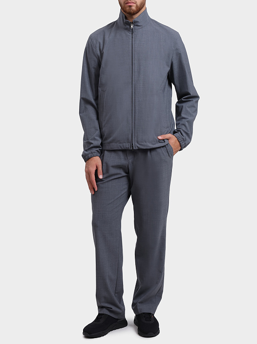Брюки Herno PT000163U 12808 9450 серые мужские прямого кроя  — купить в интернет-магазине Verdistore