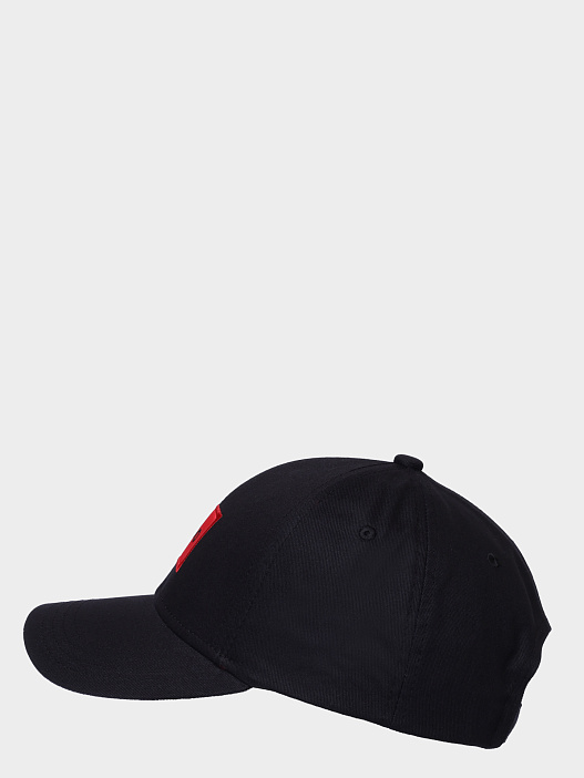 Бейсболка Hugo Men-X 581-RL 10248871 черная с красным логотипом мужская — купить в интернет-магазине Verdistore