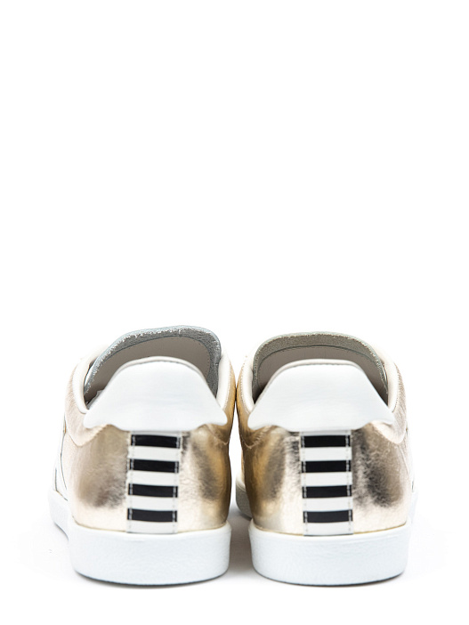 Кеды Aquazzura THAFLASK PLW золотистые женские — купить в интернет-магазине Verdistore