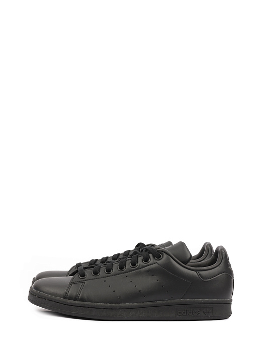 картинка Кеды Adidas Stan Smith FX5499 черные мужские с перфорацией магазин Verdistore являющийся официальным дистрибьютором в России 