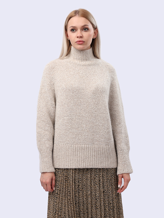 картинка Свитер Marella Monochrome IMBOCCO 001 с высоким воротом магазин Verdistore являющийся официальным дистрибьютором в России 