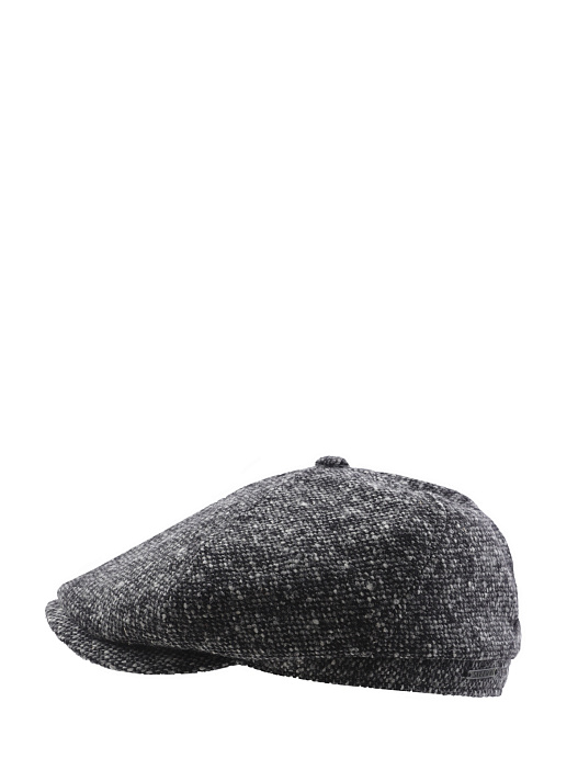 Кепка серо-черная с мелким точечным узором — купить в интернет-магазине Verdistore