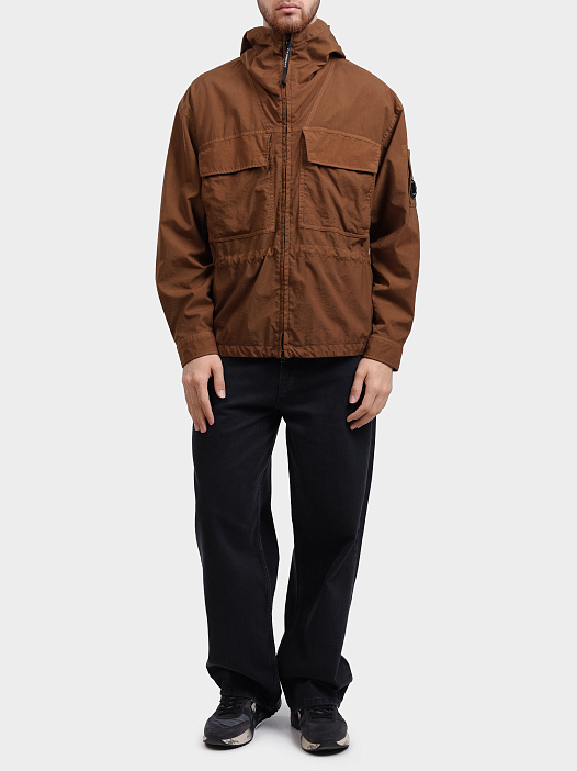 Куртка C.P. Company 17CMOS150A 005782G 351 коричневая мужская — купить в интернет-магазине Verdistore