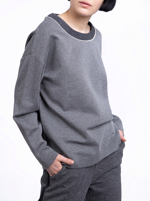 Свитшот с круглым воротом — купить в интернет-магазине Verdistore