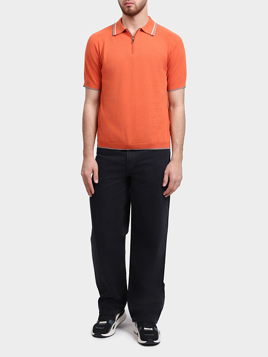 Поло Armani Exchange XM001977 AF20139 U3040 оранжевое мужское — купить в интернет-магазине Verdistore