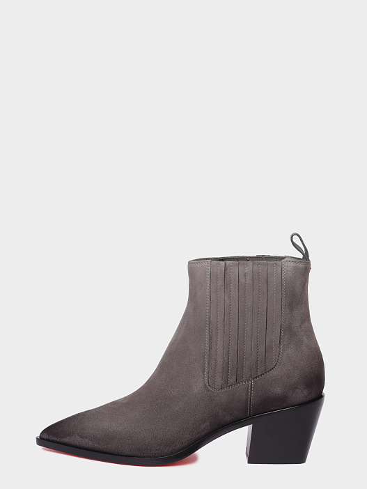 Ботильоны Santoni WTOG71799BJ2NAEAG60 замшевые женские — купить в интернет-магазине Verdistore