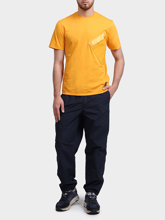 Футболка Parajumpers RY02 BAILDON желтая с асимметричным карманом мужская — купить в интернет-магазине Verdistore