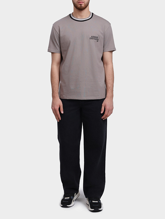 Футболка Armani Exchange XM001795 AF10361 U6107 бежевая мужская — купить в интернет-магазине Verdistore
