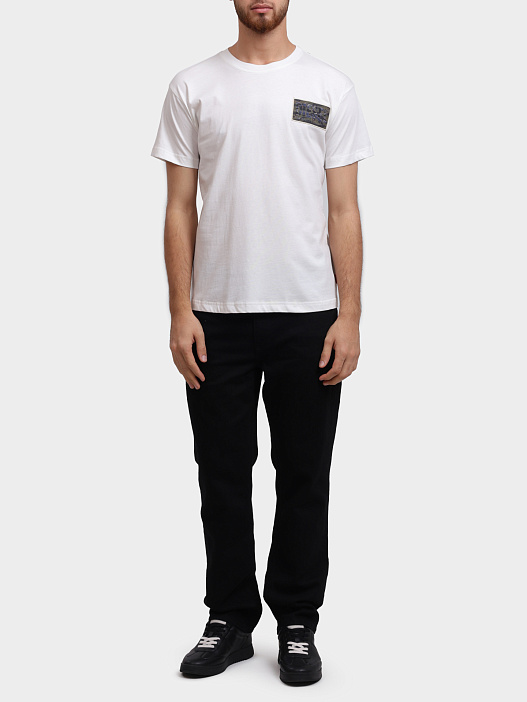 Футболка Diesel A193440AGRI141 белая мужская из хлопка — купить в интернет-магазине Verdistore
