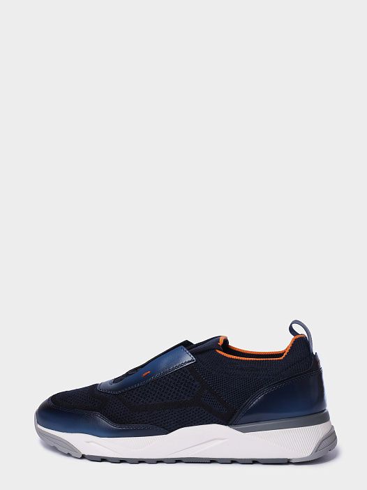 Кроссовки Santoni MBIG22135BGRNOTZU61 комбинированные мужские — купить в интернет-магазине Verdistore