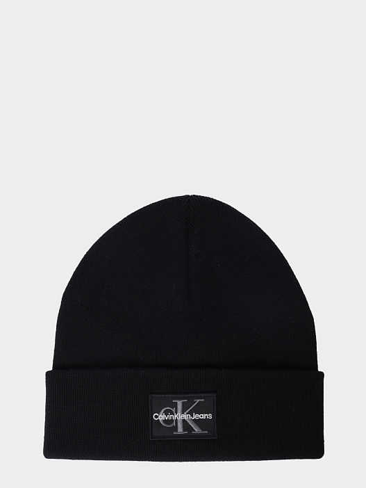 Шапка Calvin Klein Jeans K50K512148 BEH черная мужская — купить в интернет-магазине Verdistore