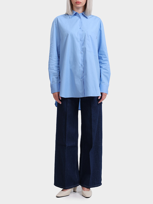 Джинсы Calvin Klein K20K20825332 1AQ темно-синие женские — купить в интернет-магазине Verdistore