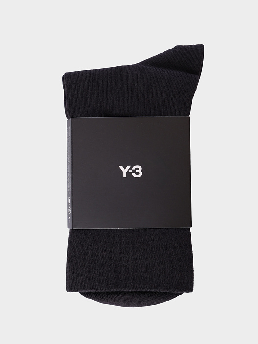 Носки Y-3 JP1152 черные женские с логотипом — купить в интернет-магазине Verdistore