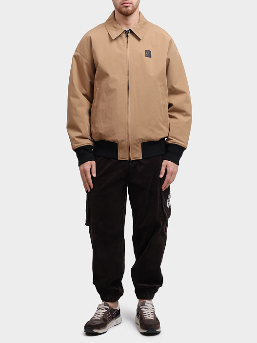 Бомбер EA7 7M000624 AF13889 U6171 бежевый мужской — купить в интернет-магазине Verdistore