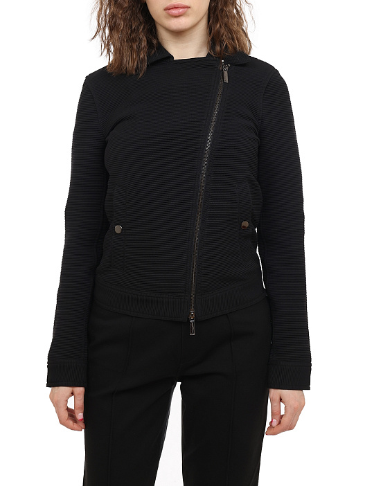 Куртка Armani Exchange 6ZYG83 трикотажная женская на молнии — купить в интернет-магазине Verdistore