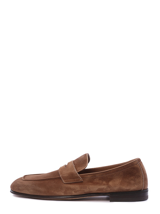 Лоферы Brunello Cucinelli MZUCAB2248 C8865 песочные мужские из замши — купить в интернет-магазине Verdistore