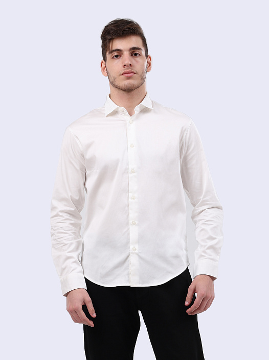 Рубашка Armani Exchange 6DZCL6 ZN10Z 1116 белая мужская — купить в интернет-магазине Verdistore
