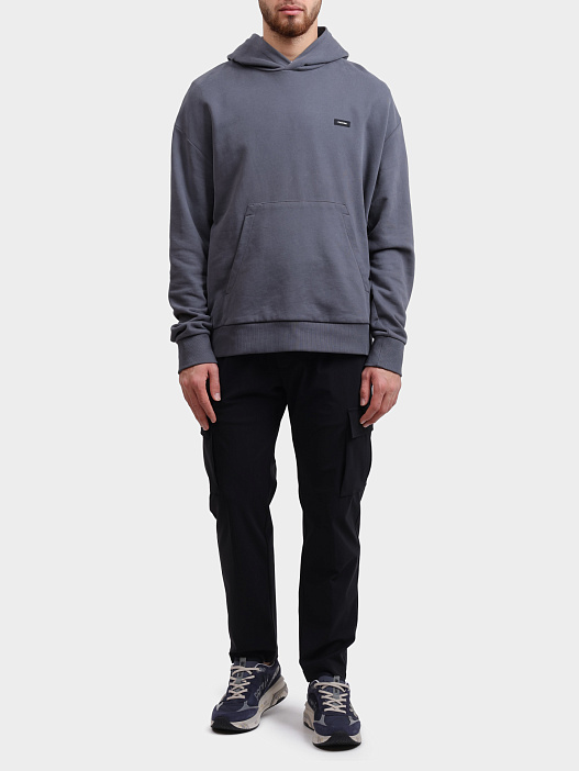 Худи Calvin Klein K10K112748 PCX серое мужское  — купить в интернет-магазине Verdistore