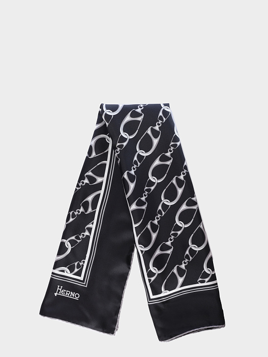 Платок Herno FOULARD90 15030 9300 шелковый женский — купить в интернет-магазине Verdistore