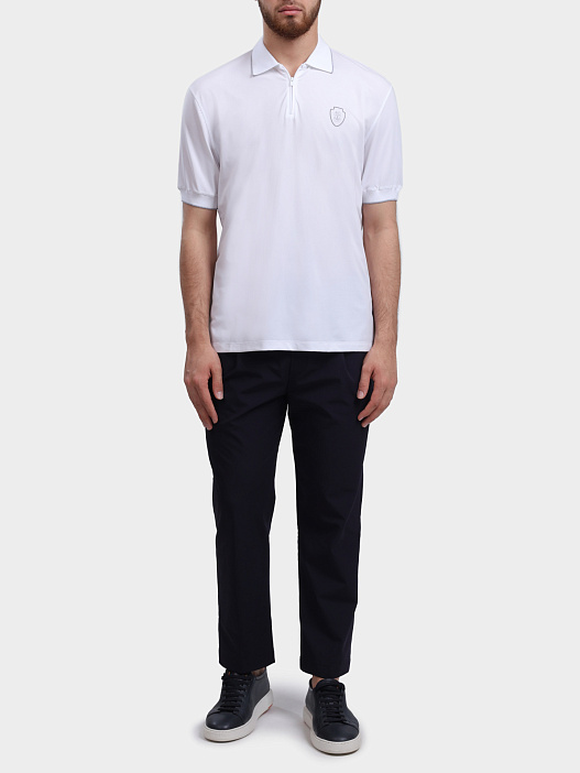 Поло Brunello Cucinelli MW8641330F CCS47 на молнии мужское — купить в интернет-магазине Verdistore
