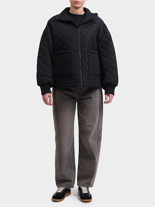 Куртка Armani Exchange XW000683 AF16200 UC001 черная женская — купить в интернет-магазине Verdistore