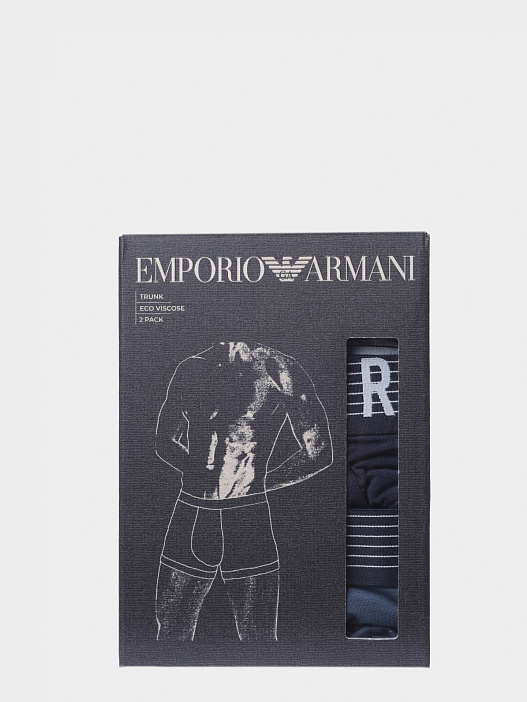 Трусы комплект 2 пары Emporio Armani EM001014 AF18893 MB185 мужские в трех разных оттенках  — купить в интернет-магазине Verdistore