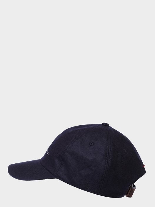 Бейсболка Brunello Cucinelli M038P9850 CFM33 темно-синяя мужская из шерсти — купить в интернет-магазине Verdistore