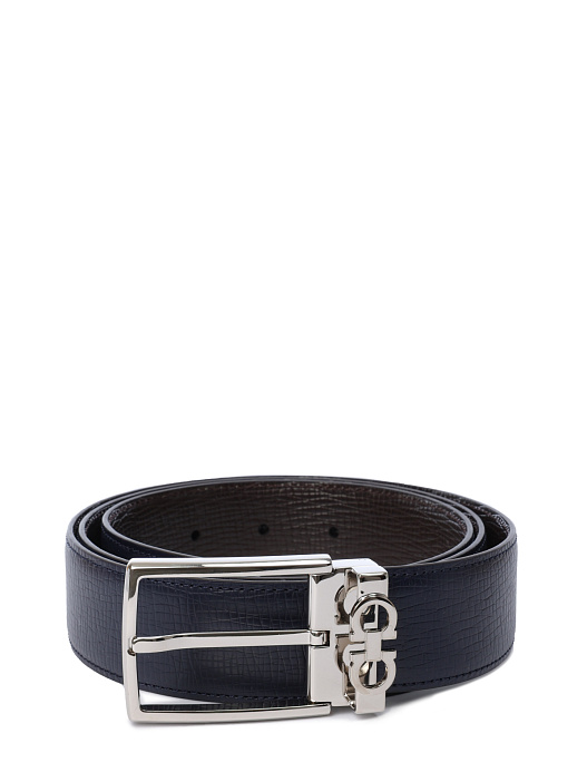 Ремень 67A037770568 с текстурной кожей и металлической пряжкой — купить в интернет-магазине Verdistore