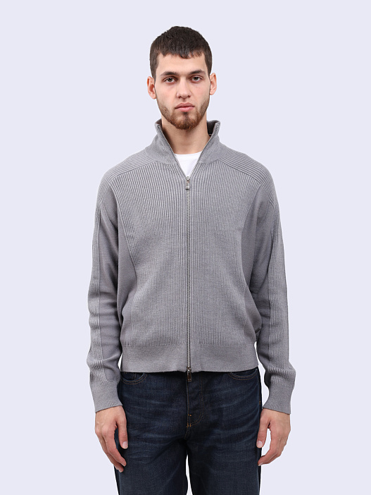 картинка Кардиган Armani Exchange 6DZE6G ZM5BZ 19AA серый мужской магазин Verdistore являющийся официальным дистрибьютором в России 