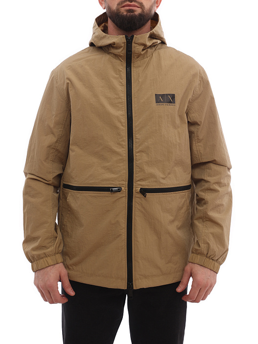 Куртка Armani Exchange 3LZB50 ZNBYZ 1721 бежевая мужская на молнии — купить в интернет-магазине Verdistore