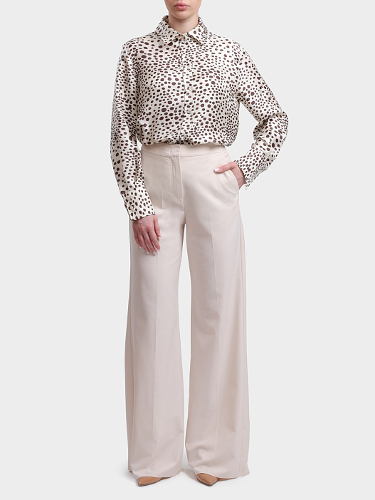 Брюки MARELLA MLLSEQUOIA 001 белые женские — купить в интернет-магазине Verdistore