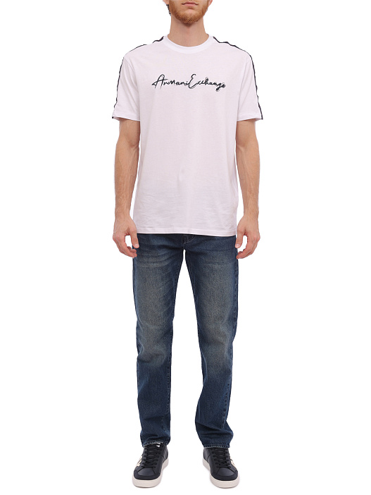 Джинсы Armani Exchange 6RZJ16 Z18JZ 1500 синие мужские с потертостями — купить в интернет-магазине Verdistore
