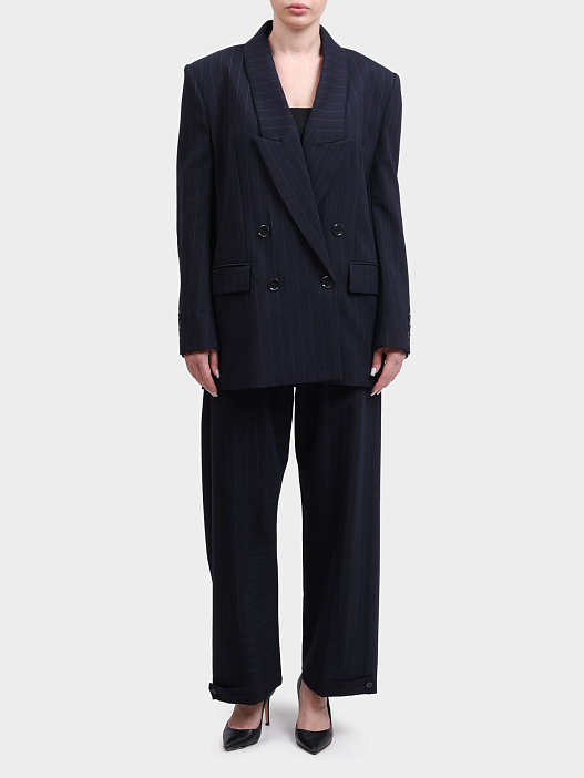 Жакет Pinko 104508 A2QY EZ1 женский в тонкую полоску — купить в интернет-магазине Verdistore