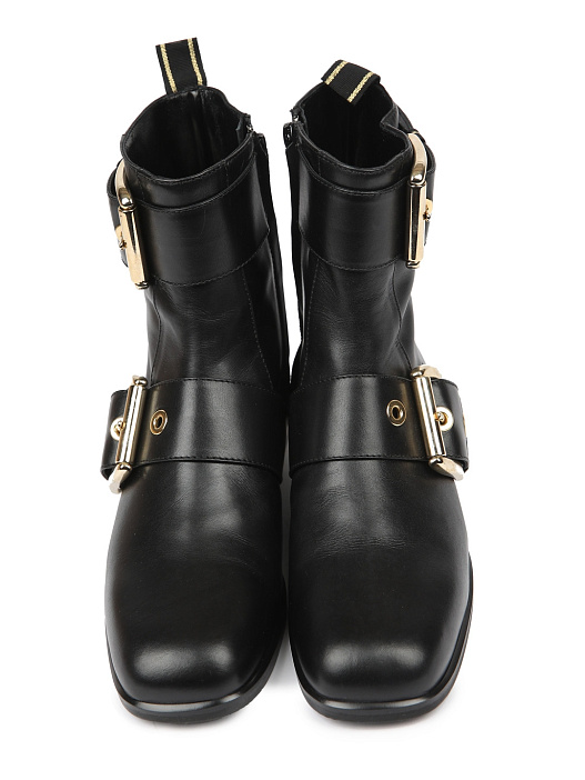 Ботинки Baldan 1774 черные женские с пряжками — купить в интернет-магазине Verdistore