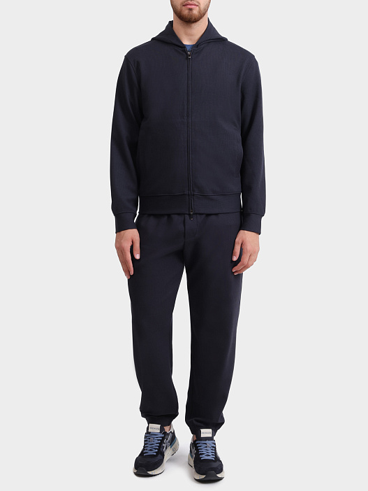 Мастерка Emporio Armani EM004513 AF13700 FB406 темно-синяя мужская — купить в интернет-магазине Verdistore