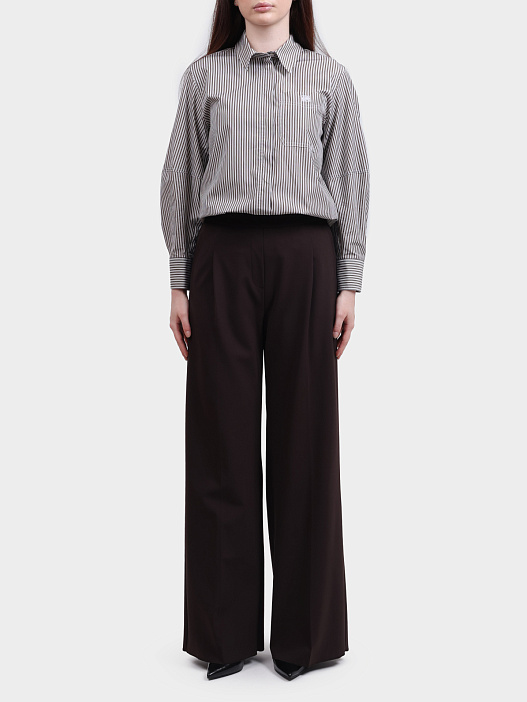 Брюки MARELLA DIORAMA 004 коричневые женские — купить в интернет-магазине Verdistore