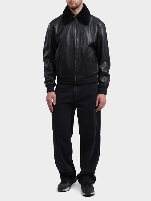 Куртка Calvin Klein K10K111937 кожаная мужская — купить в интернет-магазине Verdistore