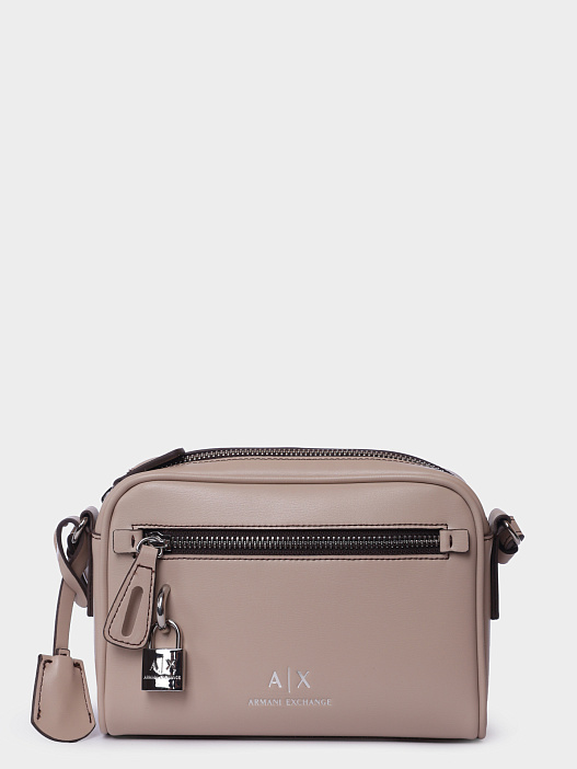 Сумка Armani Exchange XW000303 AF12040 F1011 бежевая женская — купить в интернет-магазине Verdistore
