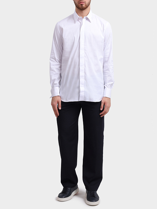 Рубашка Lardini CNASHER CNC1906 белая мужская — купить в интернет-магазине Verdistore