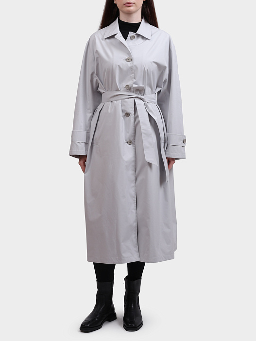 Тренч Herno IM000174D 11124 1250 светло-серый женский — купить в интернет-магазине Verdistore