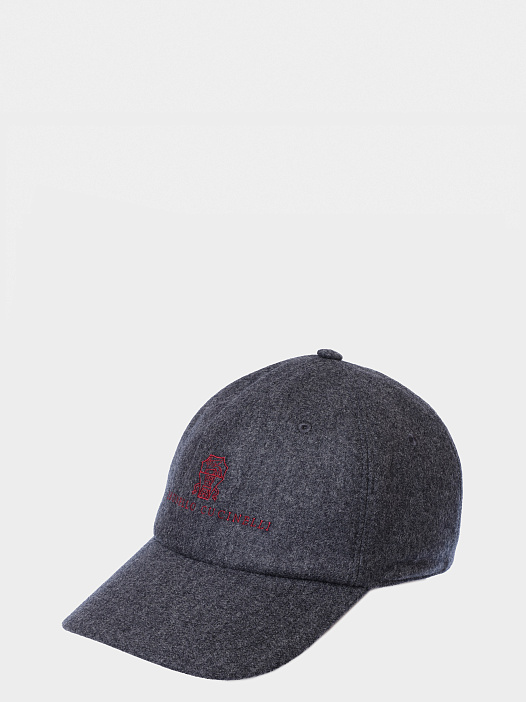 Бейсболка Brunello Cucinelli M038P9850 CVS87 шерстяная мужская — купить в интернет-магазине Verdistore
