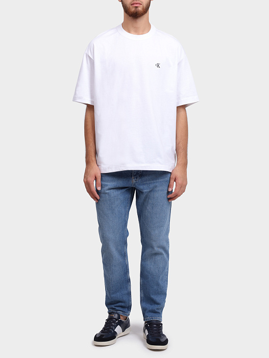 Футболка LV040HM229 YAA белая с маленьким логотипом — купить в интернет-магазине Verdistore