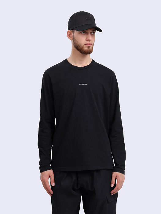 Лонгслив C.P. Company 17CMTS284A-005870G 999 черный мужской — купить в интернет-магазине Verdistore