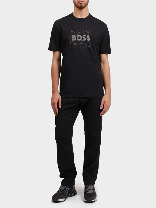Брюки Boss 10270448 01 50536881 001 черные мужские — купить в интернет-магазине Verdistore