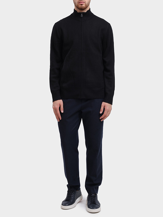 Свитер 17 JK-23 Widor 10020028 001 черны мужской шерстяной — купить в интернет-магазине Verdistore