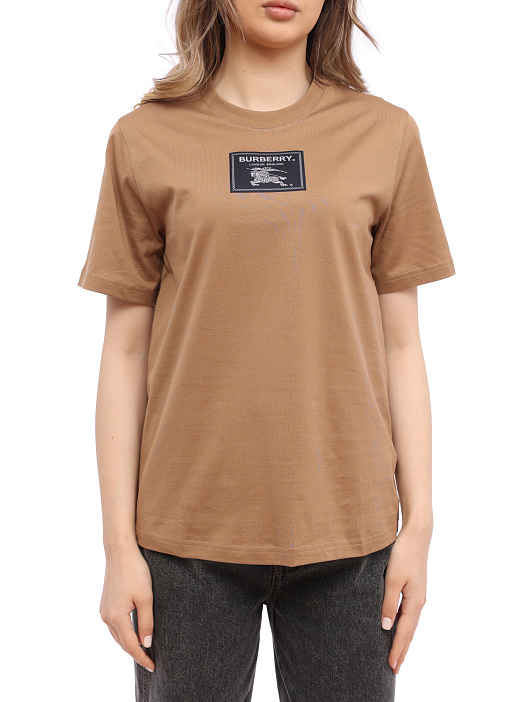 Футболка Burberry 8065777 A1420 хлопковая женская — купить в интернет-магазине Verdistore
