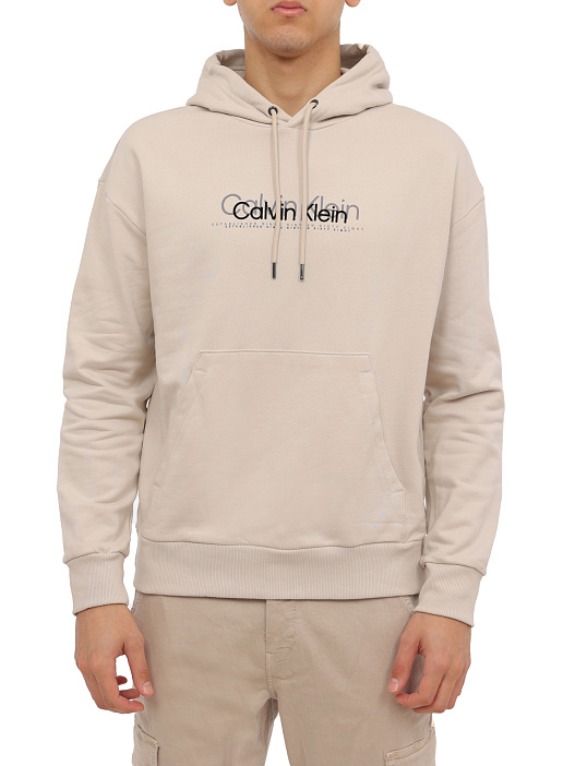Худи Calvin Klein K10K111815 хлопковое мужское с логотипом — купить в интернет-магазине Verdistore