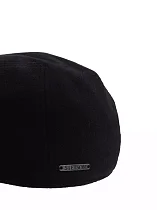 Кепка черная шерстяная с металлическим логотипом VERDI STORE